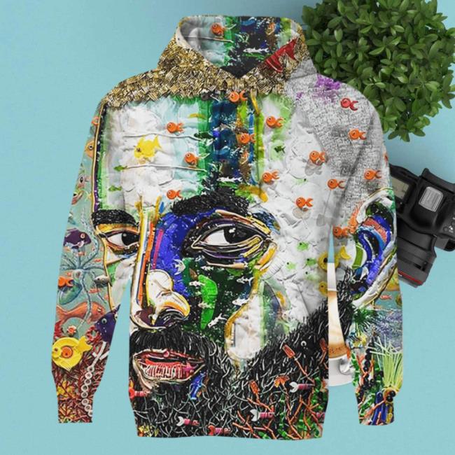 Official Maluma Clothing Store Shop Merch #7Dj Portrait All Over Print Pullover Sweatshirt 3D Aop